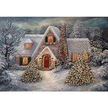 Load image into Gallery viewer, Christmas House 55*40CM(Picture) Full Square Drill Diamond Painting
