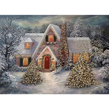 Load image into Gallery viewer, Christmas House 55*40CM(Picture) Full Square Drill Diamond Painting
