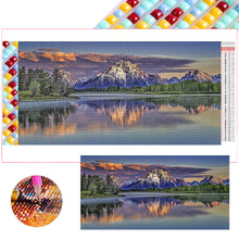 Load image into Gallery viewer, Snow Mountain River 80*40CM(Picture) Full Square Drill Diamond Painting
