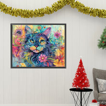 Load image into Gallery viewer, Colorful Cat 50*40CM(Picture) Full Square Drill Diamond Painting
