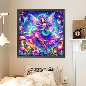 Elf Fairy 90*90CM(Picture) Full AB Round Drill Diamond Painting