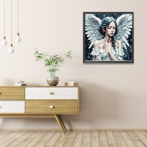 Angel Girl 40*40CM(Picture) Full AB Round Drill Diamond Painting