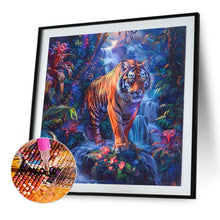 Load image into Gallery viewer, Tiger In The Forest 40*40CM(Picture) Full AB Round Drill Diamond Painting
