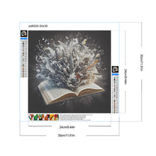 Load image into Gallery viewer, Musical Notes Book 30*30CM(Canvas) Full Round Drill Diamond Painting
