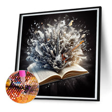 Load image into Gallery viewer, Musical Notes Book 30*30CM(Canvas) Full Round Drill Diamond Painting
