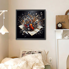 Load image into Gallery viewer, Musical Notes Book 30*30CM(Canvas) Full Round Drill Diamond Painting
