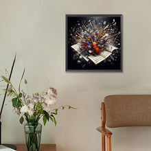 Load image into Gallery viewer, Musical Notes Book 30*30CM(Canvas) Full Round Drill Diamond Painting
