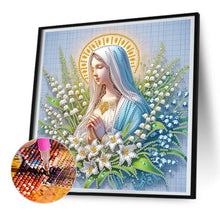 Load image into Gallery viewer, Our Lady 30*30CM(Canvas) Partial Special Shaped Drill Diamond Painting
