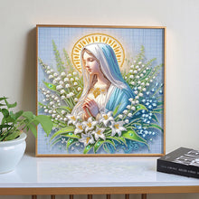 Load image into Gallery viewer, Our Lady 30*30CM(Canvas) Partial Special Shaped Drill Diamond Painting
