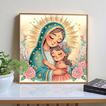 Load image into Gallery viewer, Our Lady 30*30CM(Canvas) Partial Special Shaped Drill Diamond Painting
