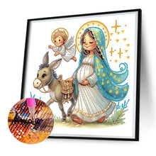 Load image into Gallery viewer, Our Lady 30*30CM(Canvas) Partial Special Shaped Drill Diamond Painting
