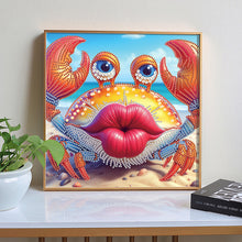 Load image into Gallery viewer, Funny Crab 30*30CM(Canvas) Partial Special Shaped Drill Diamond Painting
