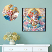 Load image into Gallery viewer, Hinduism 30*30CM(Canvas) Partial Special Shaped Drill Diamond Painting
