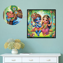 Load image into Gallery viewer, Hinduism 30*30CM(Canvas) Partial Special Shaped Drill Diamond Painting
