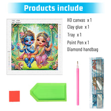 Load image into Gallery viewer, Hinduism 30*30CM(Canvas) Partial Special Shaped Drill Diamond Painting
