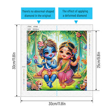 Load image into Gallery viewer, Hinduism 30*30CM(Canvas) Partial Special Shaped Drill Diamond Painting
