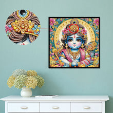 Load image into Gallery viewer, Hinduism 30*30CM(Canvas) Partial Special Shaped Drill Diamond Painting
