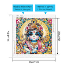 Load image into Gallery viewer, Hinduism 30*30CM(Canvas) Partial Special Shaped Drill Diamond Painting
