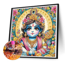 Load image into Gallery viewer, Hinduism 30*30CM(Canvas) Partial Special Shaped Drill Diamond Painting
