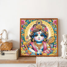 Load image into Gallery viewer, Hinduism 30*30CM(Canvas) Partial Special Shaped Drill Diamond Painting
