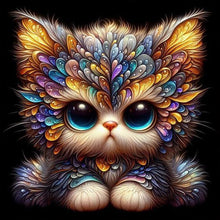 Load image into Gallery viewer, Big Eyed Cat 30*30CM(Canvas) Full Round Drill Diamond Painting
