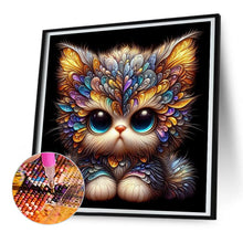 Load image into Gallery viewer, Big Eyed Cat 30*30CM(Canvas) Full Round Drill Diamond Painting
