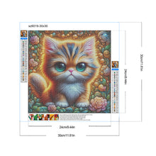 Load image into Gallery viewer, Big Eyed Cat 30*30CM(Canvas) Full Round Drill Diamond Painting
