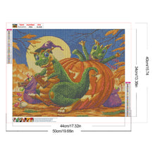 Load image into Gallery viewer, Pumpkin Dinosaur 50*40CM(Canvas) Full Round Drill Diamond Painting
