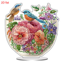 Load image into Gallery viewer, 2D Flat Print Artistic Vase DIY Desktop Diamond Art Kits Double-Sided for Table
