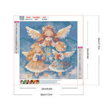 Load image into Gallery viewer, Three Angel Little Girls 30*30CM(Canvas) Full Round Drill Diamond Painting
