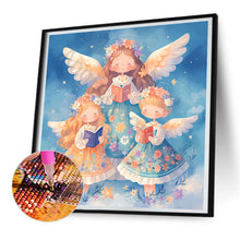 Load image into Gallery viewer, Three Angel Little Girls 30*30CM(Canvas) Full Round Drill Diamond Painting
