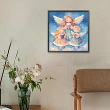 Load image into Gallery viewer, Three Angel Little Girls 30*30CM(Canvas) Full Round Drill Diamond Painting
