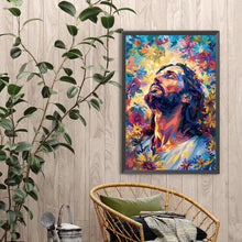 Load image into Gallery viewer, Floral Jesus 40*60CM(Canvas) Full Round Drill Diamond Painting
