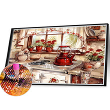 Load image into Gallery viewer, Warm Kitchen 40*30CM(Canvas) Full Round Drill Diamond Painting
