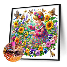 Load image into Gallery viewer, Spring Girl 50*50CM(Canvas) Full Round Drill Diamond Painting
