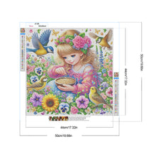 Load image into Gallery viewer, Spring Girl 50*50CM(Canvas) Full Round Drill Diamond Painting
