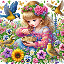 Load image into Gallery viewer, Spring Girl 50*50CM(Canvas) Full Round Drill Diamond Painting
