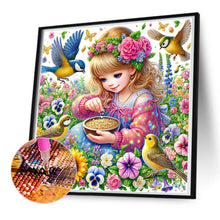 Load image into Gallery viewer, Spring Girl 50*50CM(Canvas) Full Round Drill Diamond Painting
