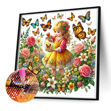 Load image into Gallery viewer, Spring Girl 50*50CM(Canvas) Full Round Drill Diamond Painting
