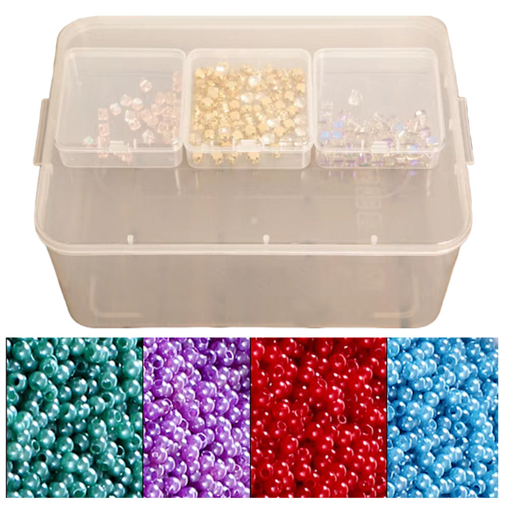 24 Grid Diamond Art Painting Storage Containers Art Craft Supply Bead Organizers