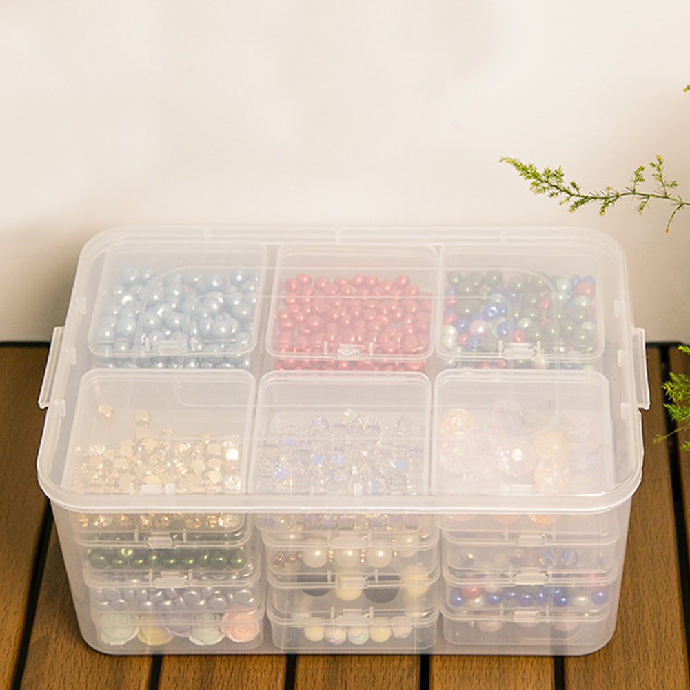 24 Grid Diamond Art Painting Storage Containers Art Craft Supply Bead Organizers