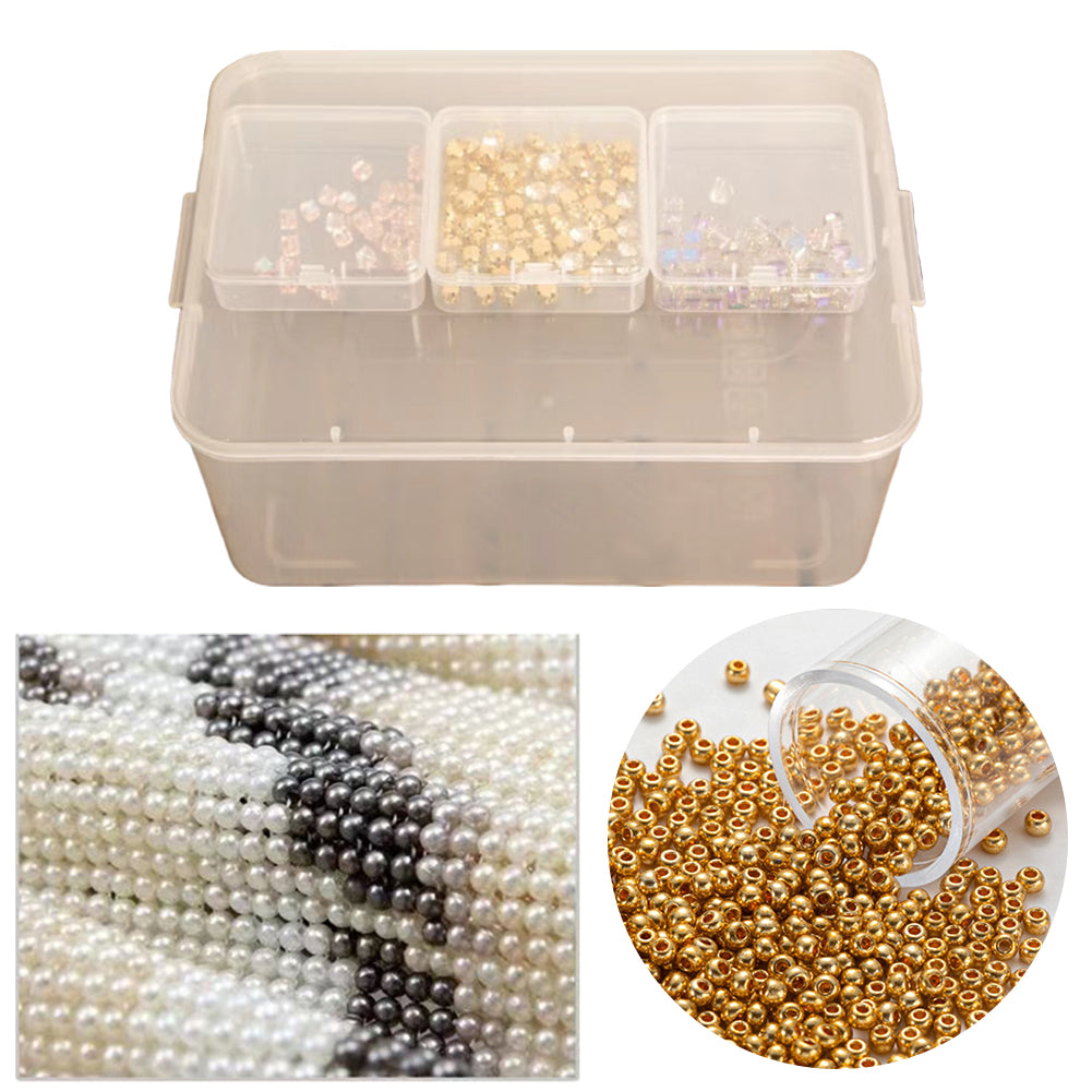 24 Grid Diamond Art Painting Storage Containers Art Craft Supply Bead Organizers