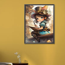 Load image into Gallery viewer, Steampunk Girl 45*60CM(Canvas) Full Round Drill Diamond Painting
