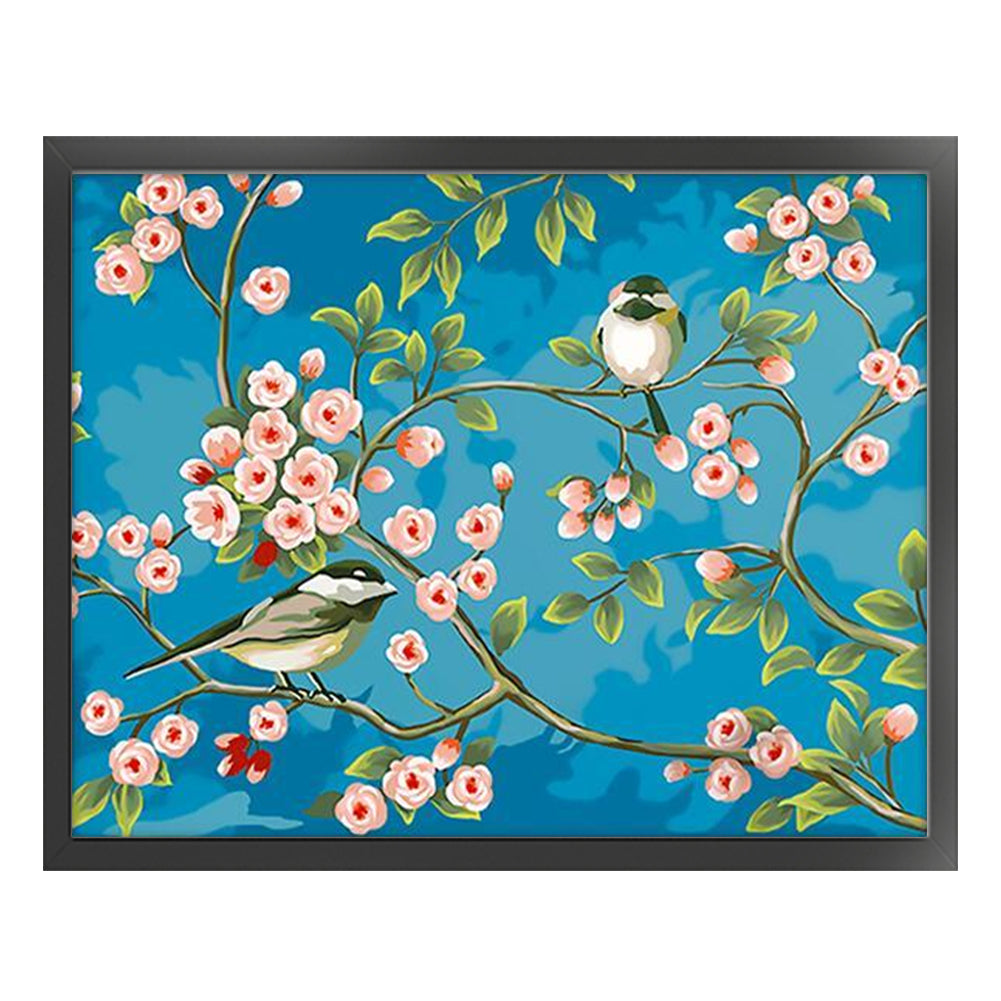Joy on Brows - Full  9CT Stamped Cross Stitch - Bead Embroidery 54x41CM/21.26x16.14in