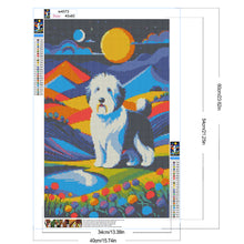 Load image into Gallery viewer, Geometric Dog 40*60CM(Canvas) Full Round Drill Diamond Painting
