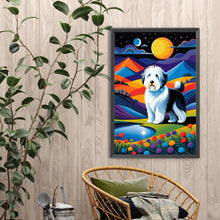 Load image into Gallery viewer, Geometric Dog 40*60CM(Canvas) Full Round Drill Diamond Painting
