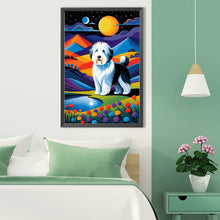 Load image into Gallery viewer, Geometric Dog 40*60CM(Canvas) Full Round Drill Diamond Painting
