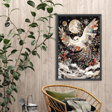 Load image into Gallery viewer, Abstract Owl 40*60CM(Canvas) Full Round Drill Diamond Painting
