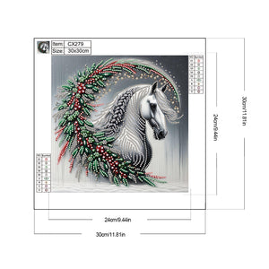 Arts Ma 30*30CM(Canvas) Partial Special Shaped Drill Diamond Painting