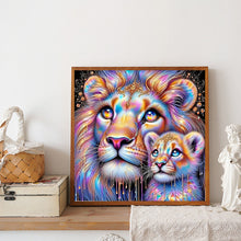 Load image into Gallery viewer, Lion 40*40CM(Canvas) Full Round Drill Diamond Painting
